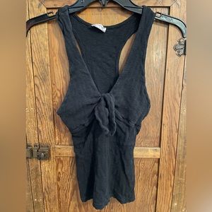 Free People front tie tank size small